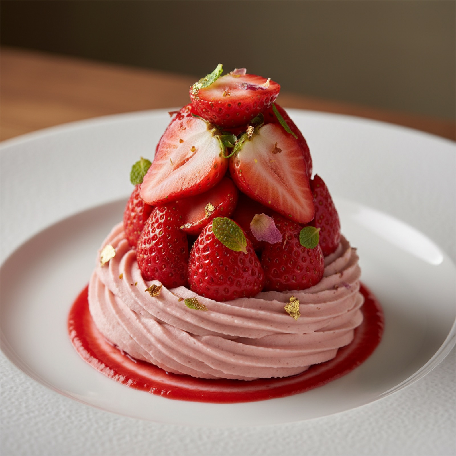strawberry dessert